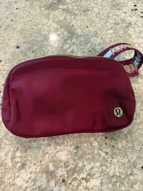 lululemon athletica Wine Red crossbody bag